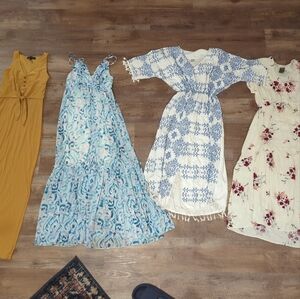 Floral Print Maxi Dresses Tradwide Lot Of 4